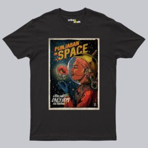 Punjaban in Space Art T-shirt