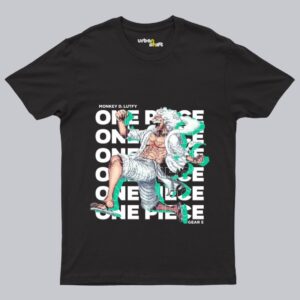 One Piece Black T-shirt